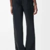 Vaqueros holgados Anagram en denim Negro
