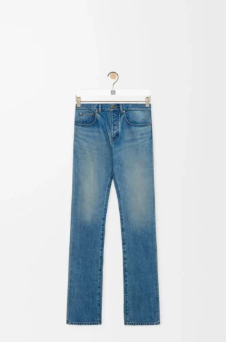 Vaqueros slim de denim azul vintage Vaqueros slim de denim azul vintage