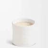 Vela mediana de orégano blanco Vela mediana de orégano blanco