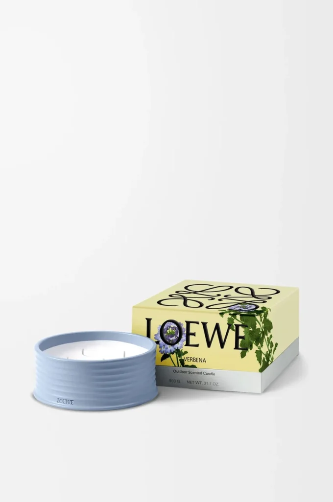 Vela para exteriores Verbena Baby Blue Vela para exteriores Verbena Baby Blue