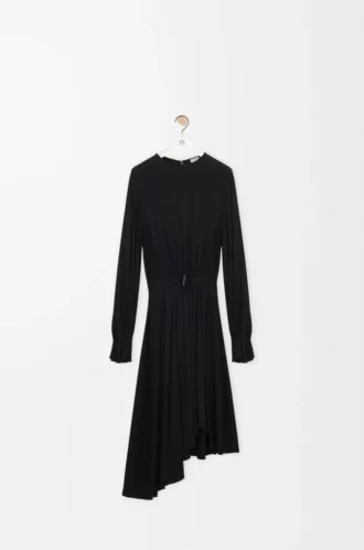 Vestido de viscosa negro