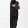Vestido de viscosa negro Vestido de viscosa negro