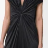 Vestido de viscosa negro Vestido de viscosa negro