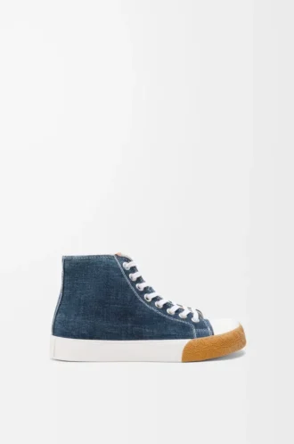 Zapatillas altas Bloc en denim Denim lavado