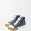 Zapatillas altas Bloc en denim Denim lavado