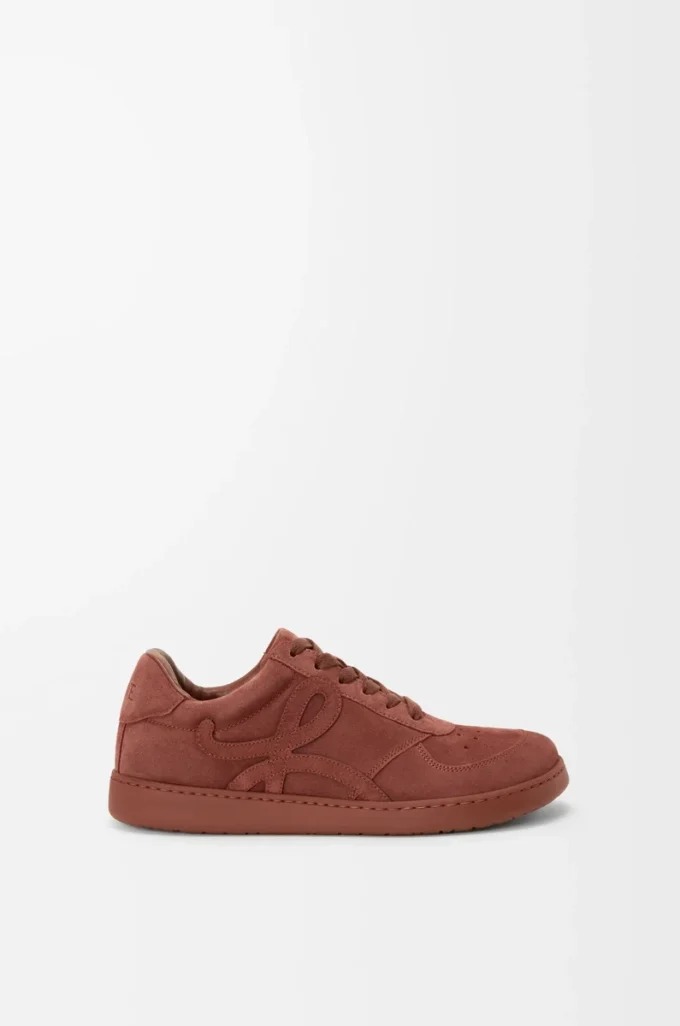 Zapatillas Jambo de ante de piel de becerro en rojo quemado Zapatillas Jambo de ante de piel de becerro en rojo quemado