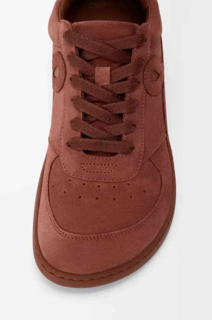 Zapatillas Jambo de ante de piel de becerro en rojo quemado Zapatillas Jambo de ante de piel de becerro en rojo quemado