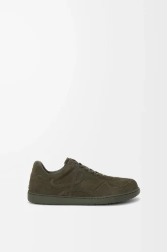 Zapatillas Jambo de ante de piel de becerro Verde oliva