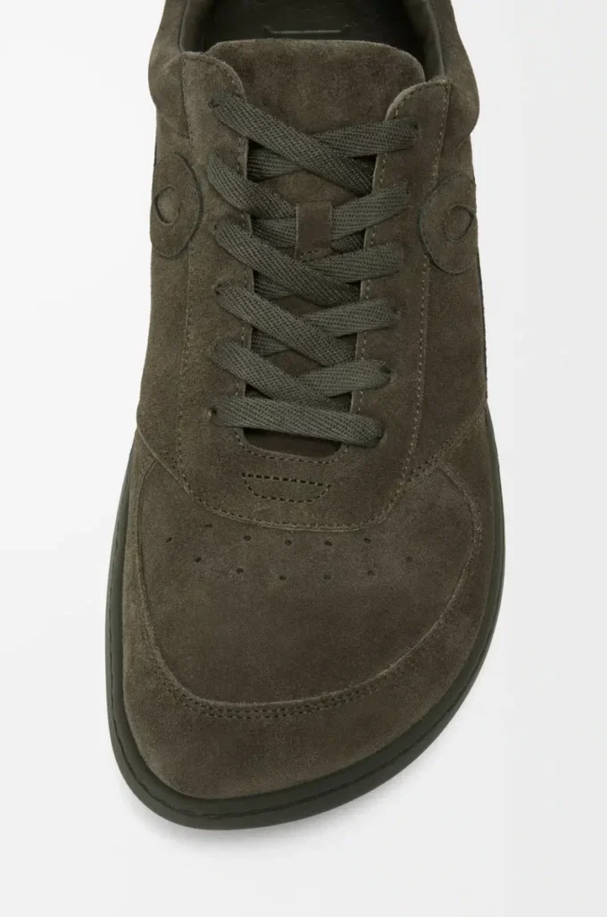 Zapatillas Jambo de ante de piel de becerro Verde oliva