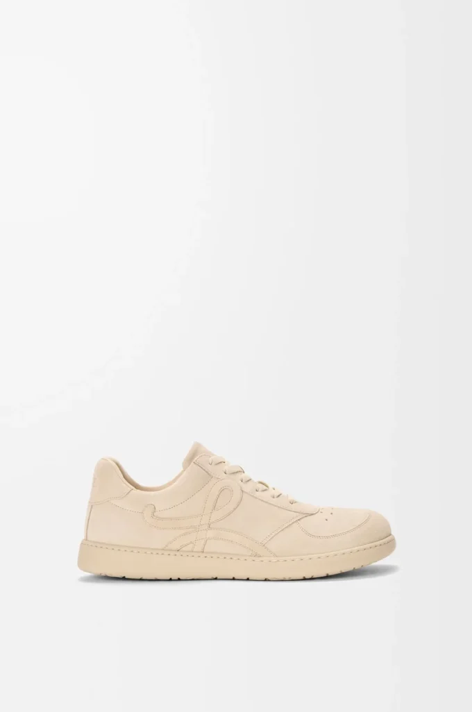 Zapatillas Jambo en ante de becerro Oat Milk