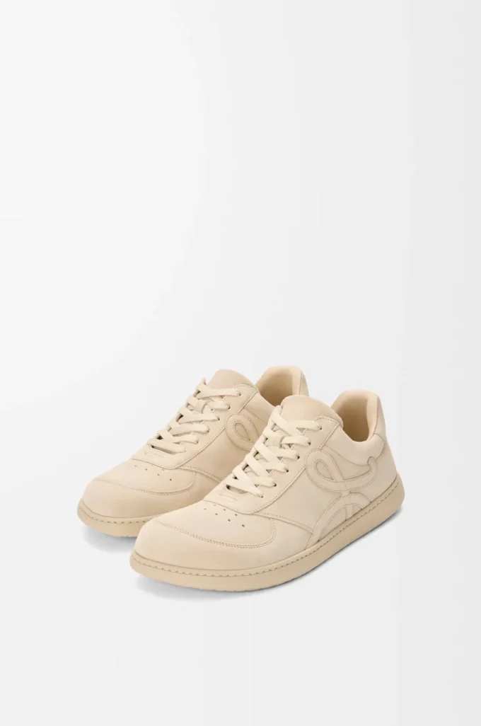 Zapatillas Jambo en ante de becerro Oat Milk