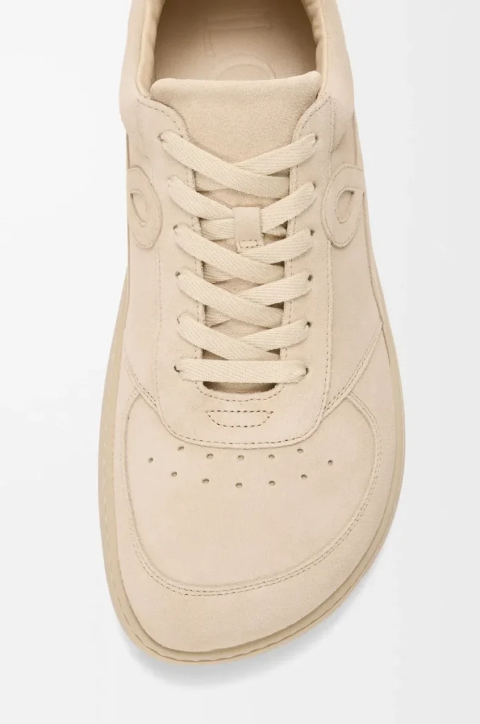 Zapatillas Jambo en ante de becerro Oat Milk
