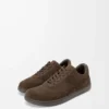 Zapatillas Jambo en ante de becerro marrón oscuro