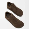 Zapatillas Jambo en ante de becerro marrón oscuro