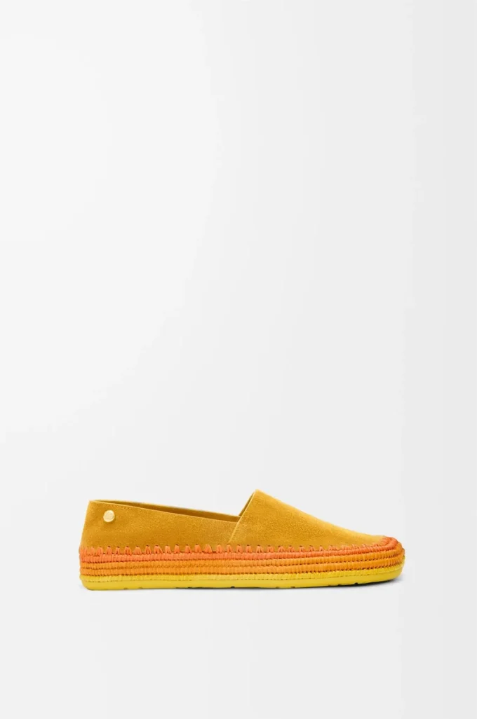 Zapatillas Rio de ante y rafia Naranja Zapatillas Rio de ante y rafia Naranja
