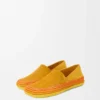 Zapatillas Rio de ante y rafia Naranja