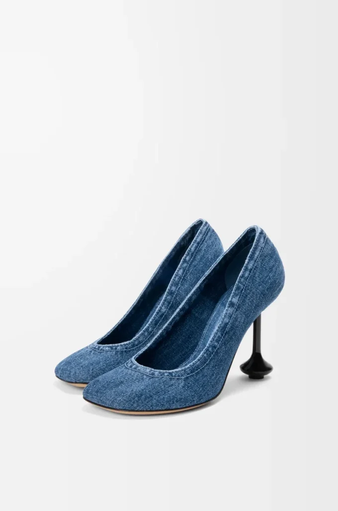 Zapatos de salón Toy en denim denim lavado Zapatos de salón Toy en denim denim lavado