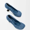 Zapatos de salón Toy en denim denim lavado Zapatos de salón Toy en denim denim lavado