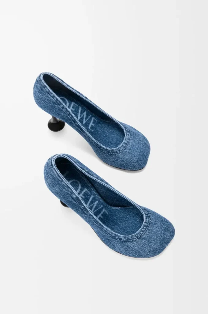 Zapatos de salón Toy en denim denim lavado Zapatos de salón Toy en denim denim lavado