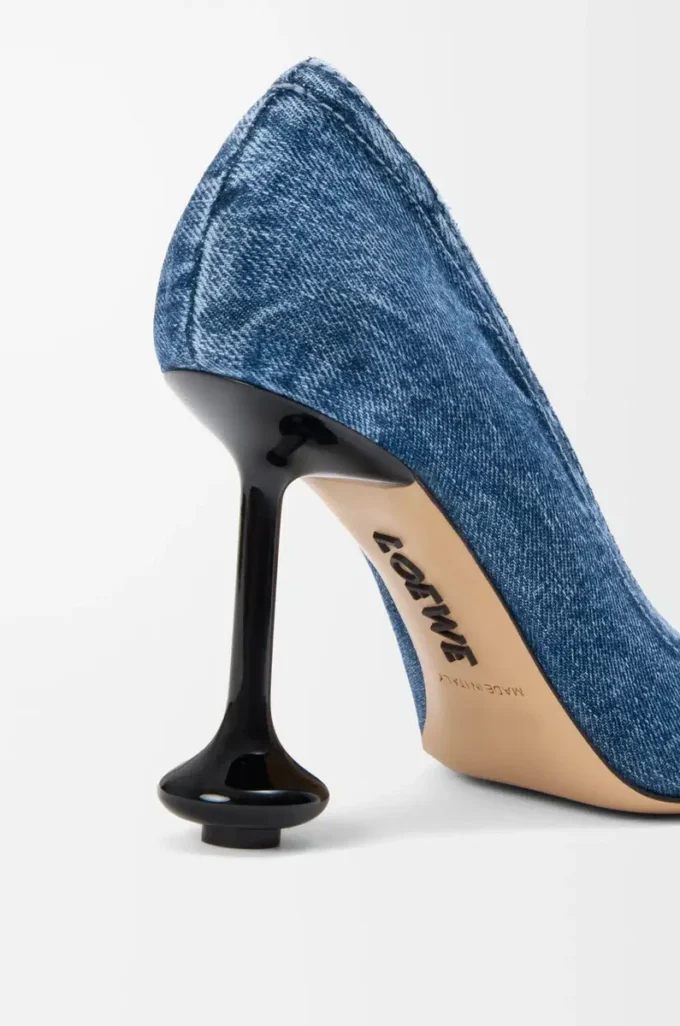 Zapatos de salón Toy en denim denim lavado Zapatos de salón Toy en denim denim lavado