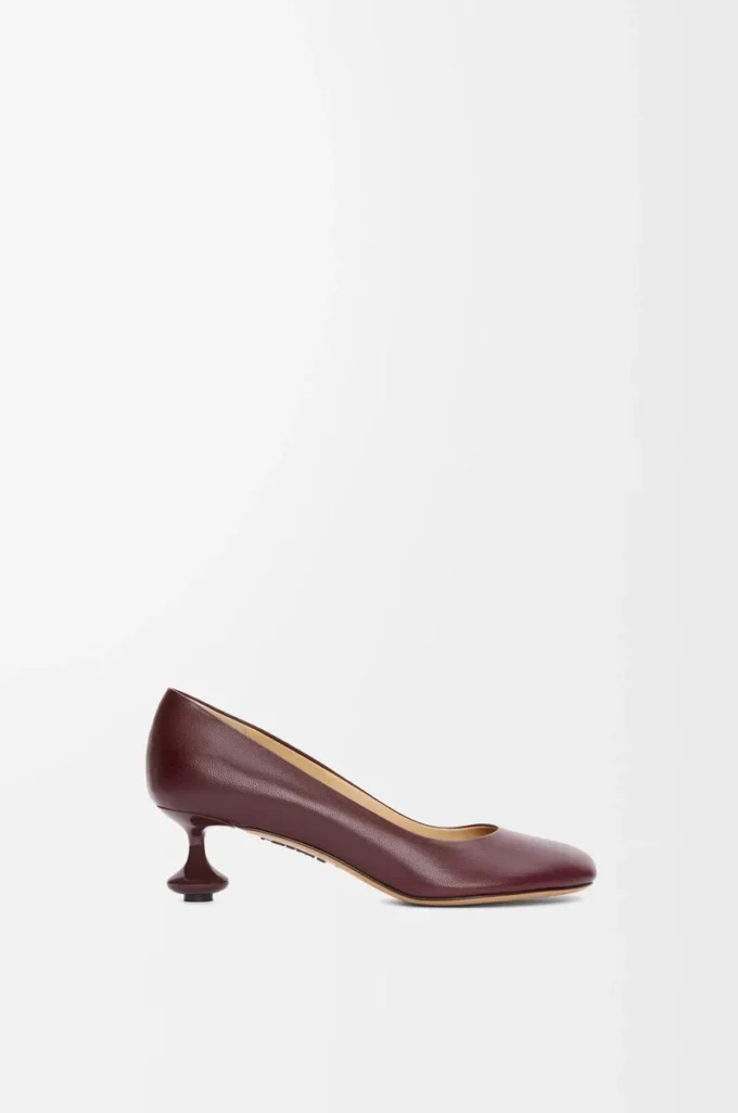 Zapatos de salón Toy en piel de cabra burdeos Zapatos de salón Toy en piel de cabra burdeos